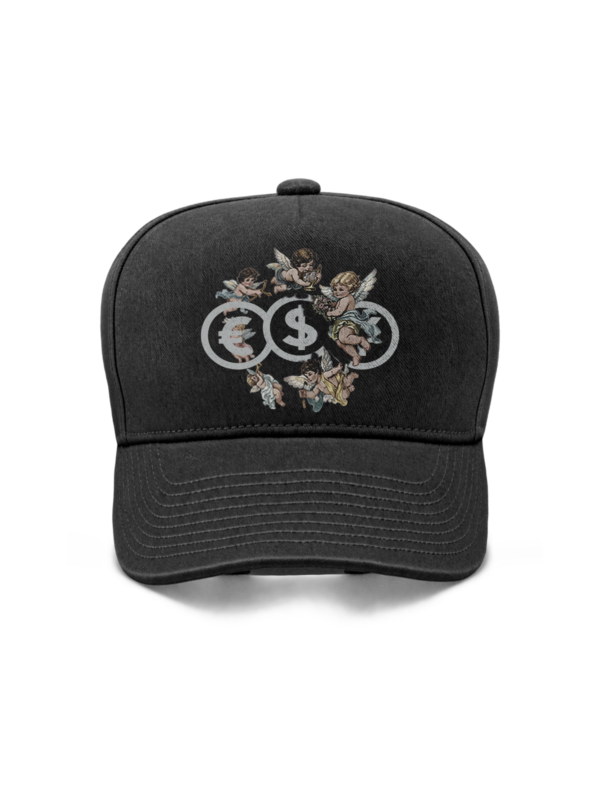 Watched Over Negro | Gorra Trucker