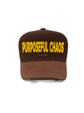 Kiss The Chaos Marrón | Gorra Trucker