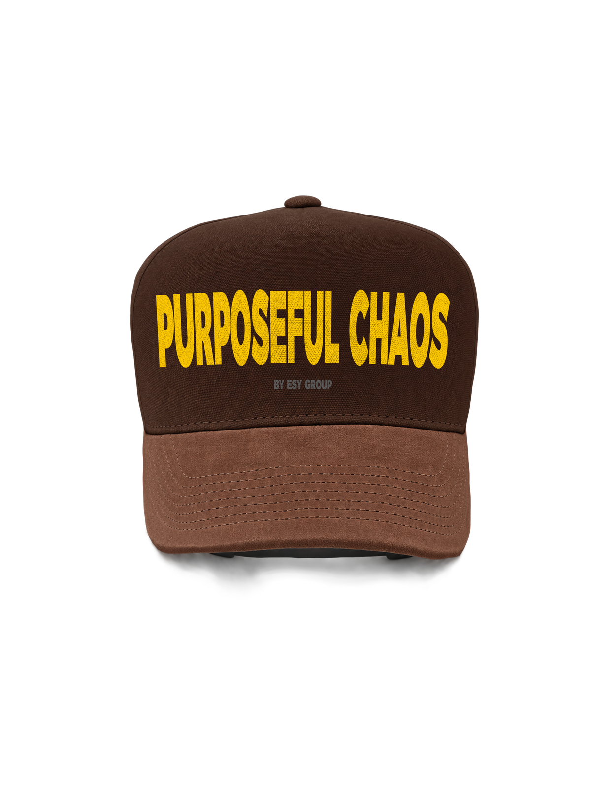 Kiss The Chaos Marrón | Gorra Trucker