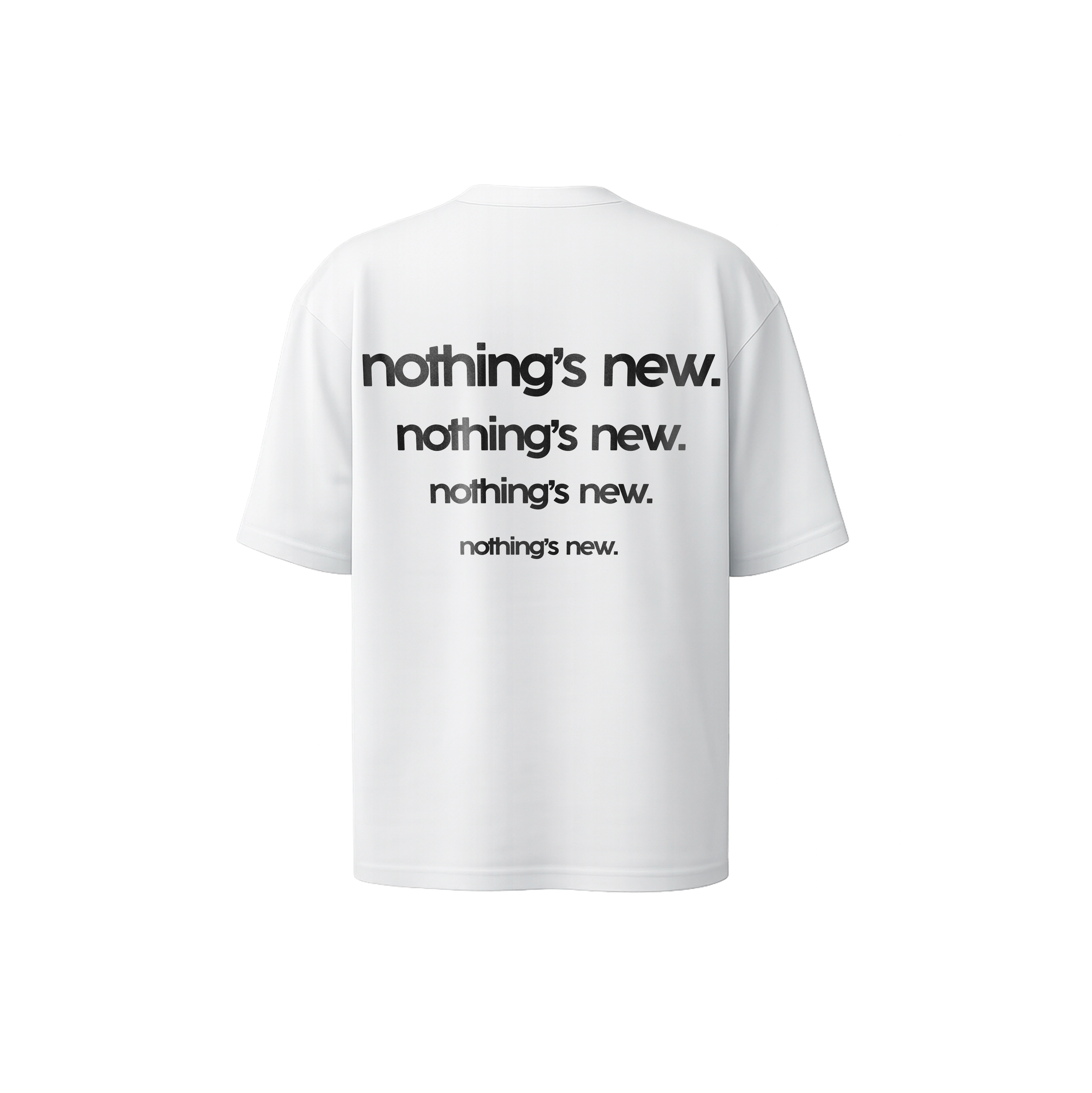 Nothing´s new* Camiseta Oversize