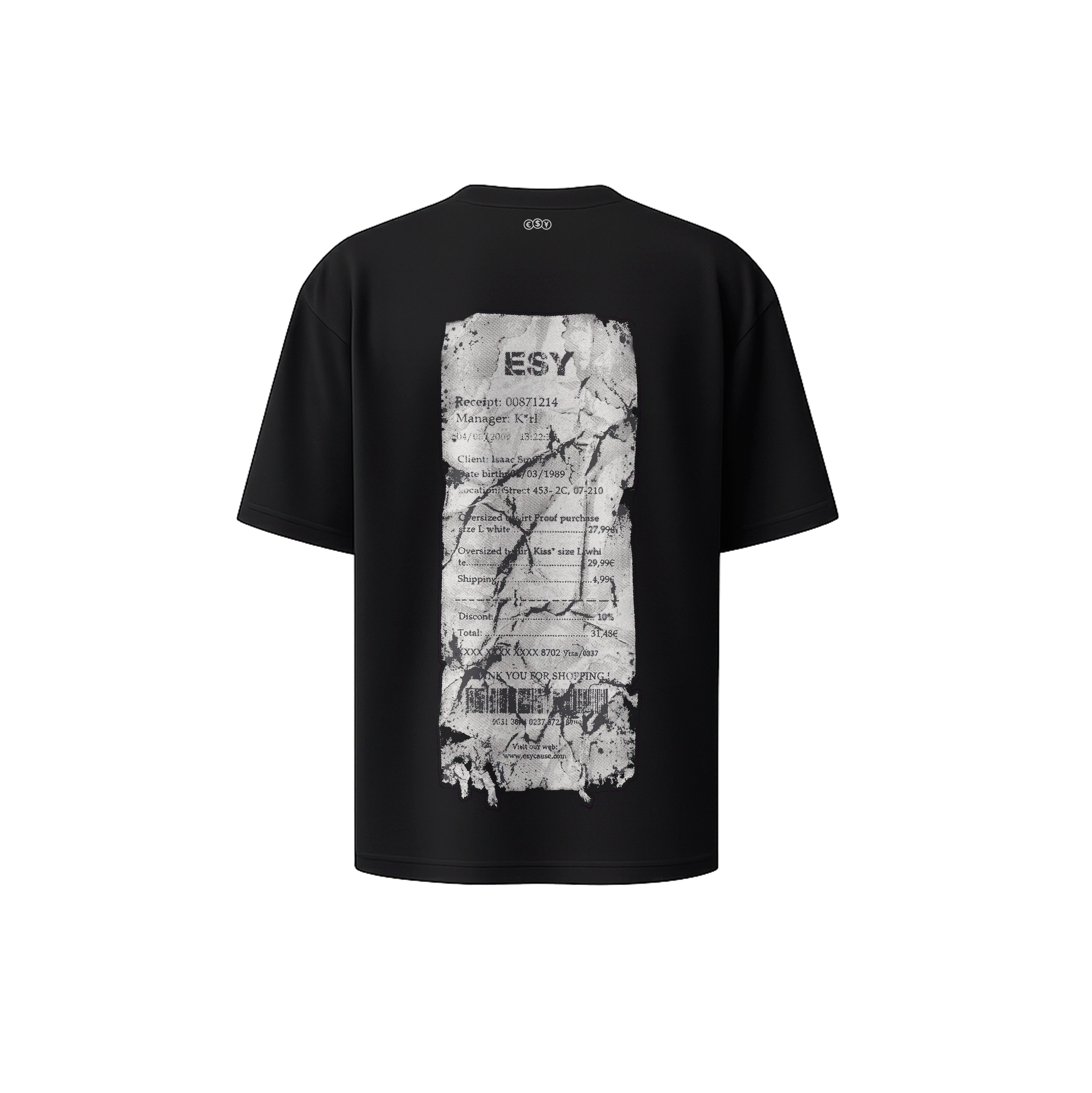 ESY INVOICE ’79* Camiseta Oversize